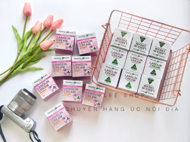 Kem cừu Úc Lanolin Cream 100g Healthy Care chính hãng with vitamin E, primrose oil, grape seed, sheep placenta | BigBuy360 - bigbuy360.vn