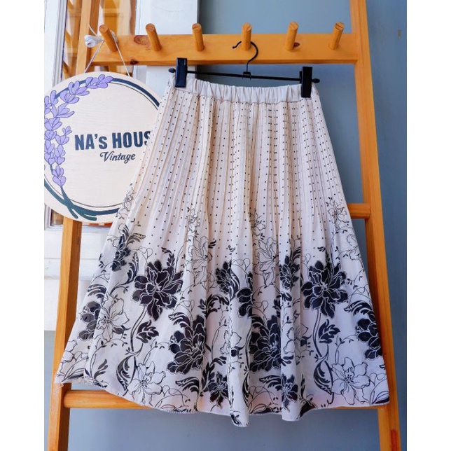 [Si_2hand] Chân váy voan xếp ly