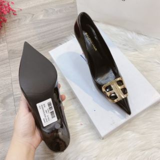 (VIDEO) Giày cao gót Bb gót 7p da bóng fullbox bill cao cấp