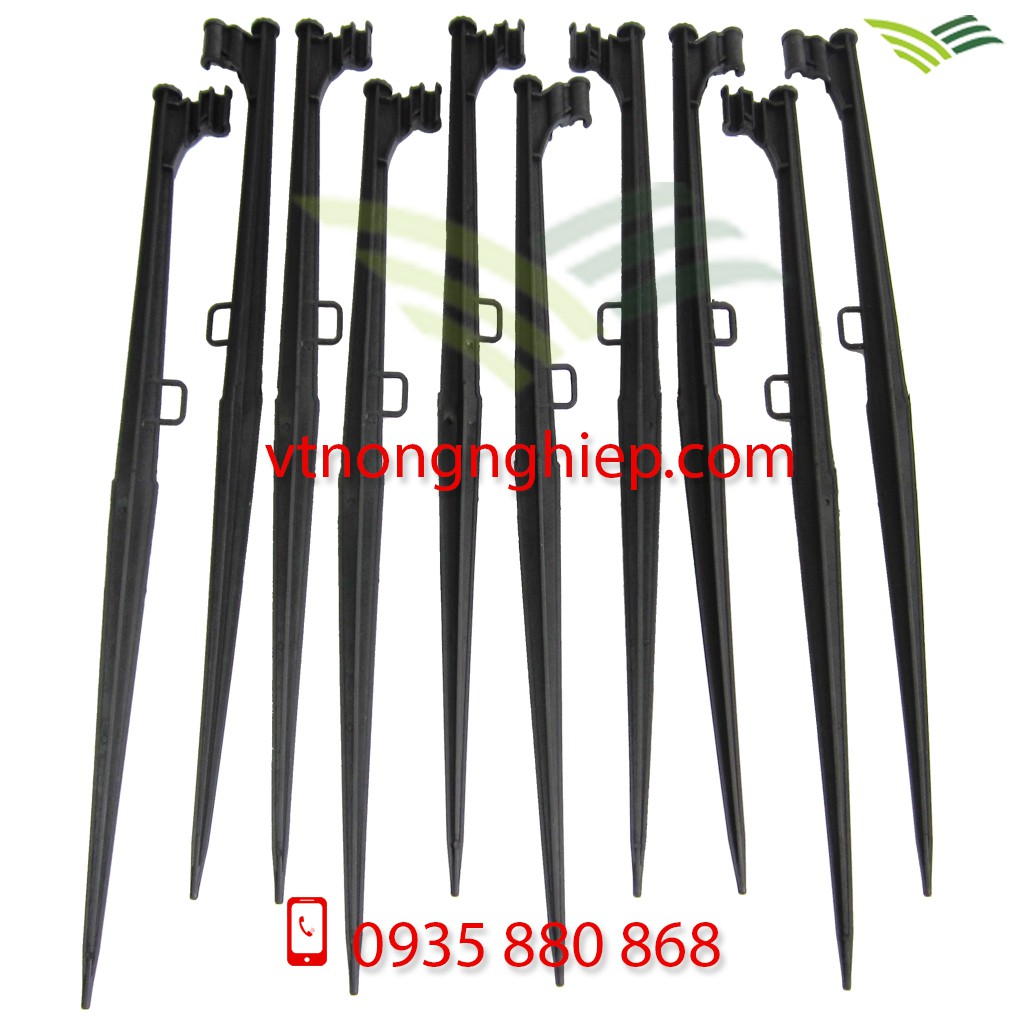 10 Cây cắm béc tưới 45cm ĐEN