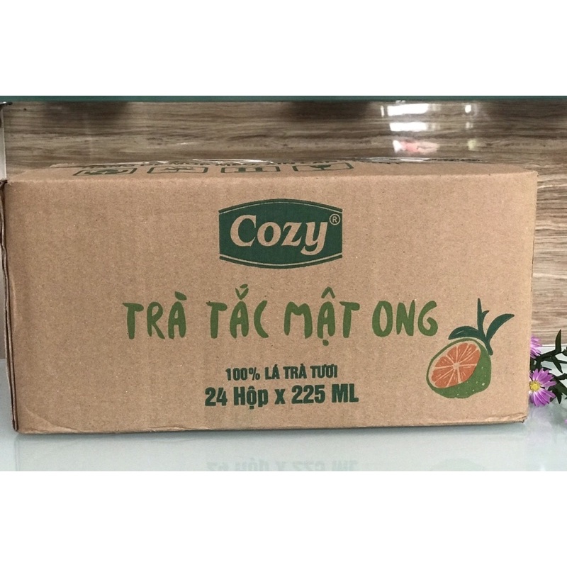 1 thùng trà Tắc Mật Ong 24 hộp /6 lốc *4 hộp