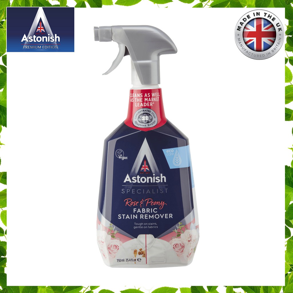 Nước Tẩy Nấm Mốc Quần Áo-Bình xịt tẩy cổ áo và các vết bẩn trên vải Astonish C6910_750ml
