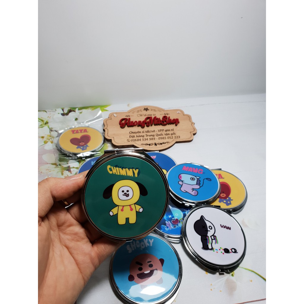 Gương gấp BTS 2 mặt