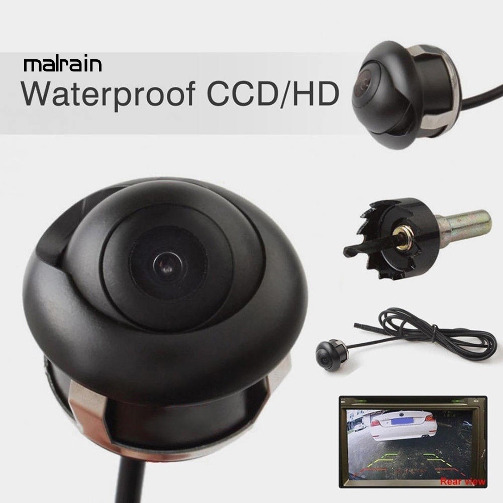 Camera Lùi Xe Ô Tô Chống Thấm Nước Xoay 360 Độ