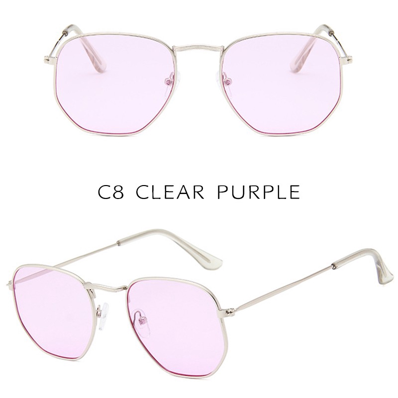 Kính Râm Gọng Vuông Màu Kẹo Cổ Điển Phong Cách Ulzzang Hàn Quốc Dành Cho Nam/Nữ