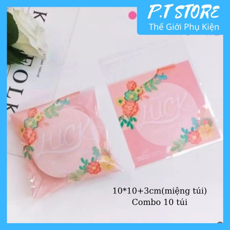 Combo 10 Túi Kiếng Dán Miệng Hình Dễ Thương Size 10*10cm