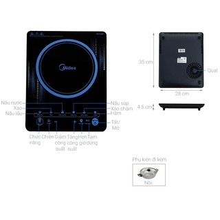 Bếp từ Midea chính hãng