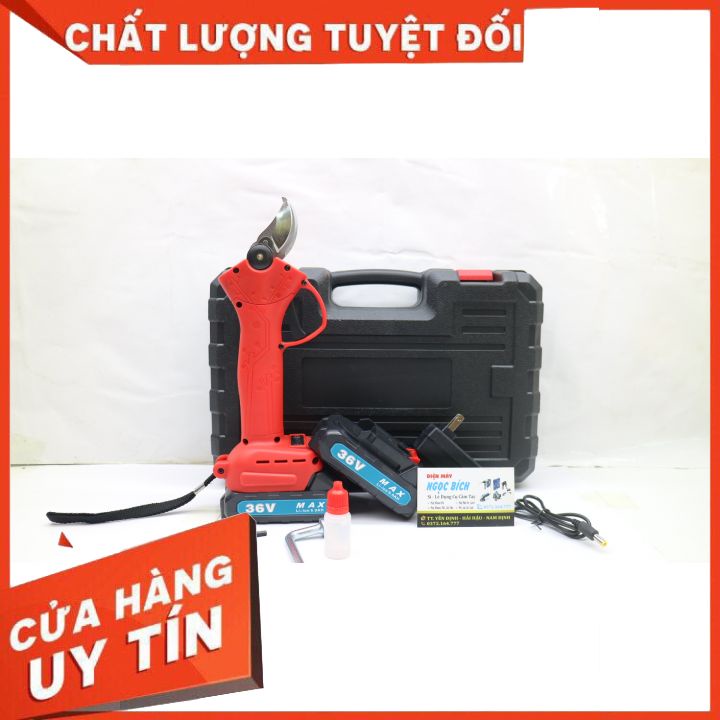 [TIỆN DỤNG] Kéo Cắt Cành Cây Dùng Pin 48v 4 Cấp Độ