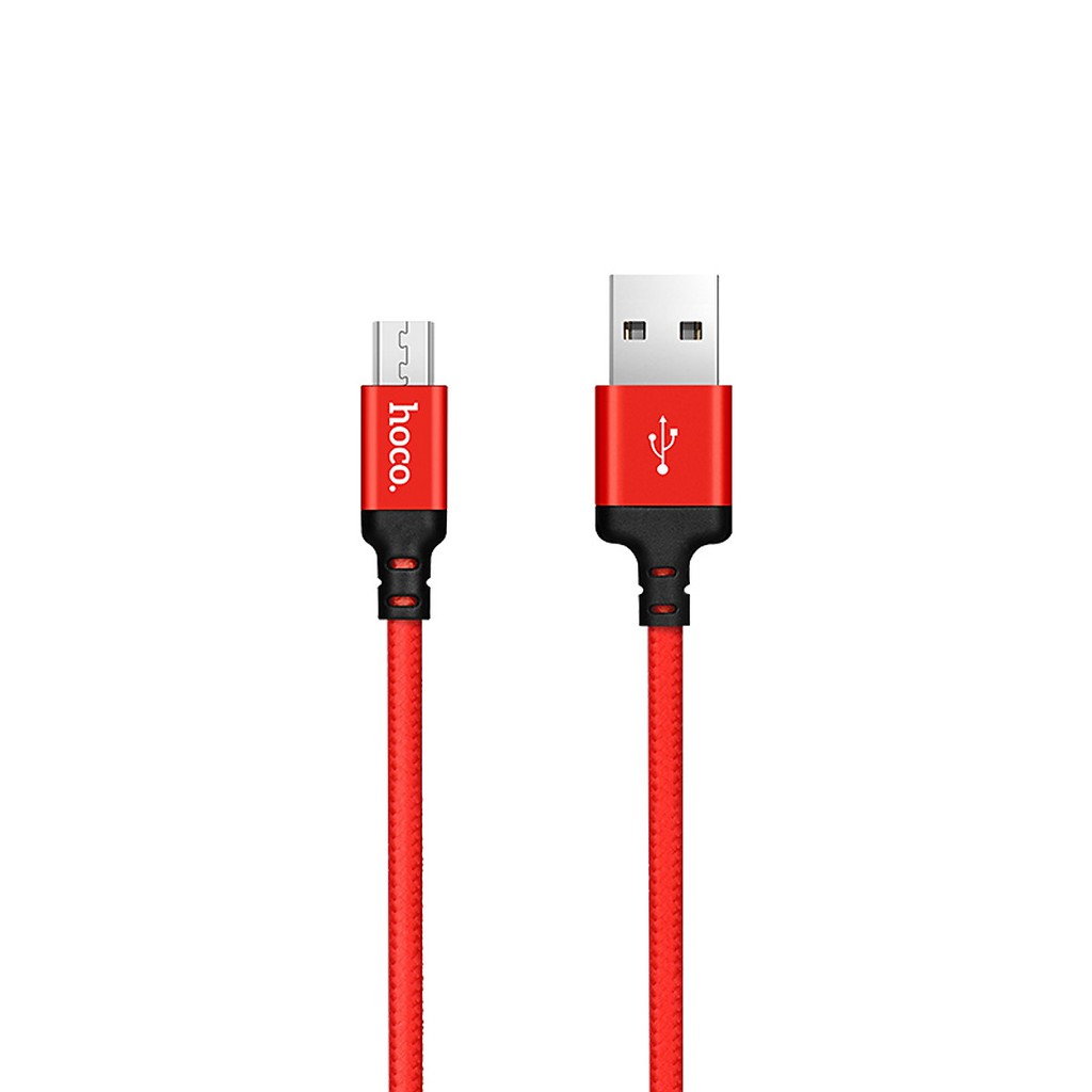 Cáp Sạc Micro-USB Hoco X14 2 Mét, SIÊU BỀN Cho Android, Samsung, Xiaomi, Oppo,... [CHÍNH HÃNG]