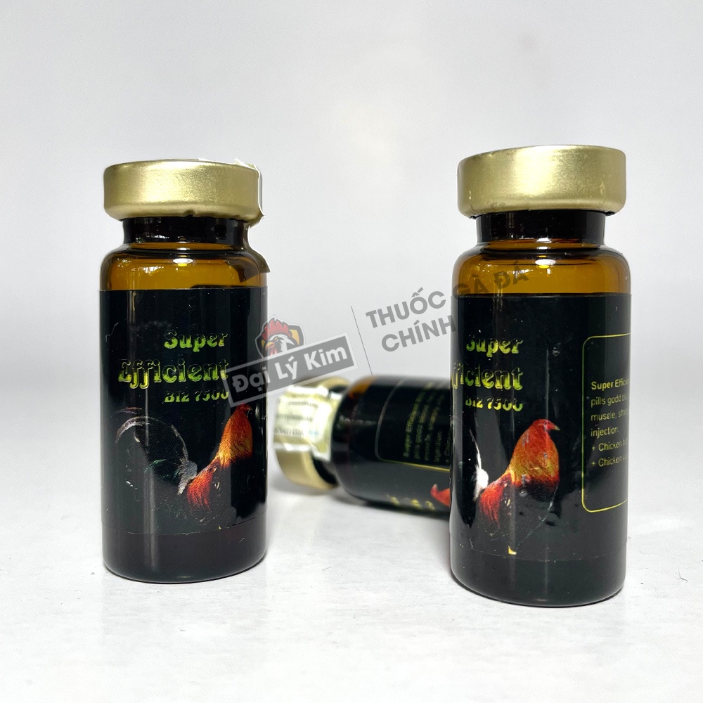 Dinh dưỡng nuôi gà đá tăng bo B12 7500, chai 10ml, nhập khẩu Mexico chính hãng