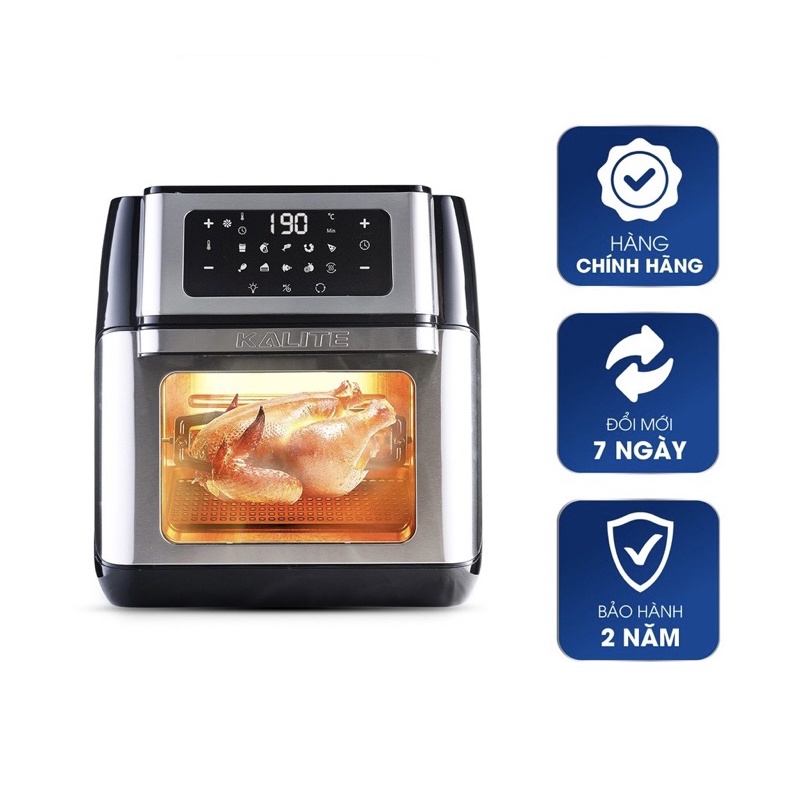 Nồi Chiên Không Dầu Kalite Q10 bản mới đầy đủ phụ kiện