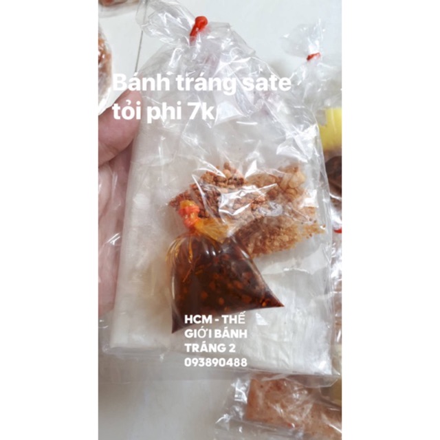 Combo 15 bánh tráng sa tế tỏi phi siêu ngon Tây Ninh