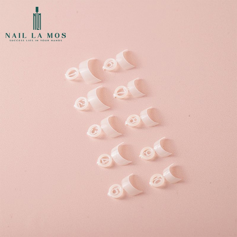 Móng nối fen đầu móng Hàn Quốc - túi 500 chiếc phen đầu móng phom chuẩn, chất liệu nhựa dẻo đủ size