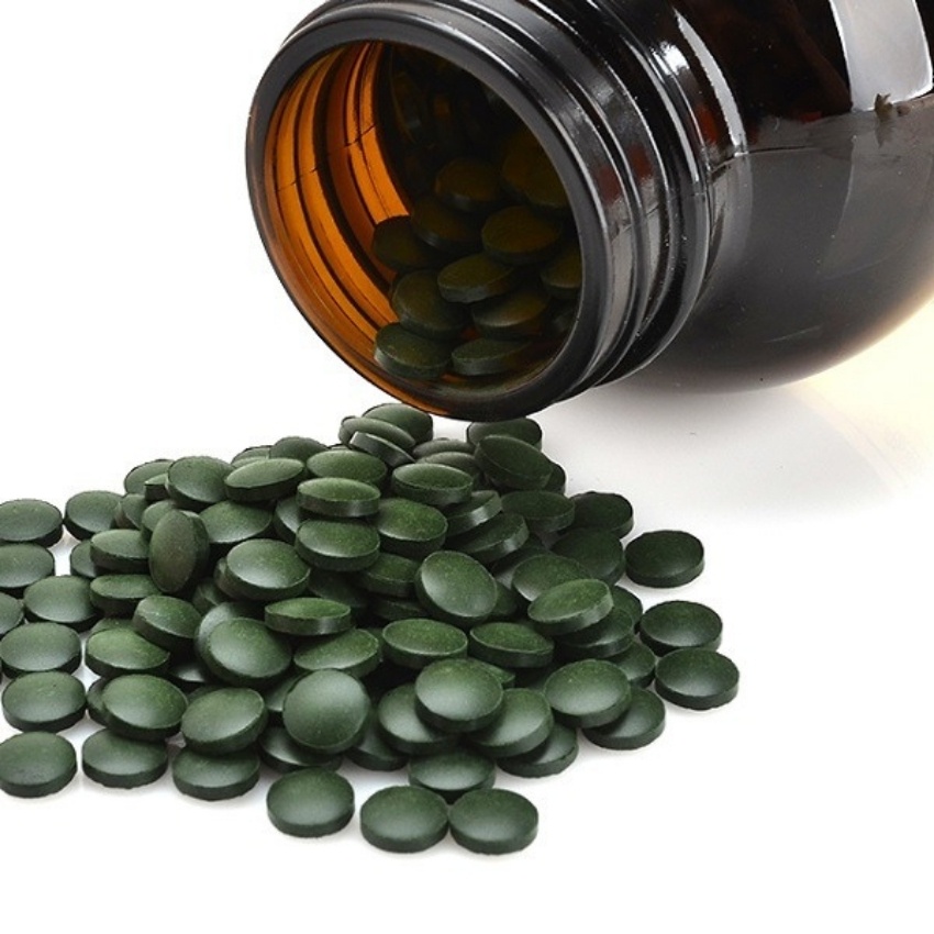 Tảo Xoắn Spirulina 2200 Viên Tem Đỏ Nhật Bản Thải Độc Cho Cơ Thể, Thanh Lọc Cơ Thể Giúp Ăn Ngủ Ngon