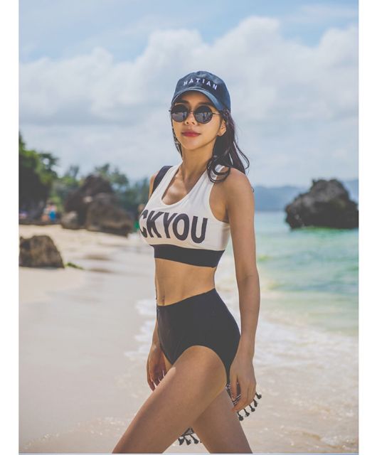 Bộ Đồ Bơi Bikini 2 Mảnh Đi Biển Lucky You Tôn Dáng | BigBuy360 - bigbuy360.vn