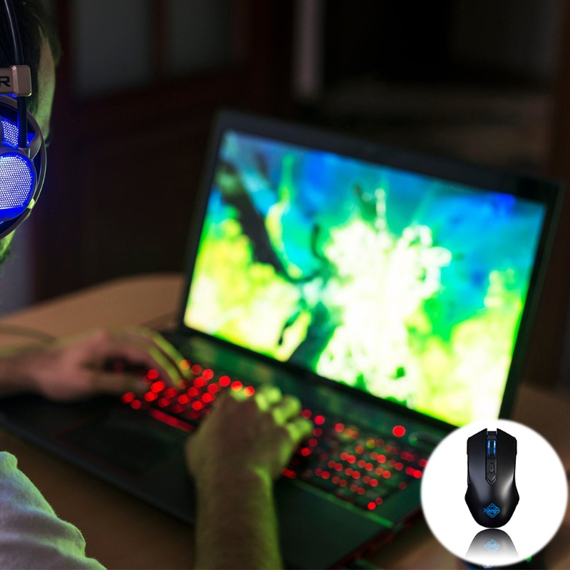 Chuột Dây Aj52 Có Đèn Led Nền Dùng Để Chơi Game