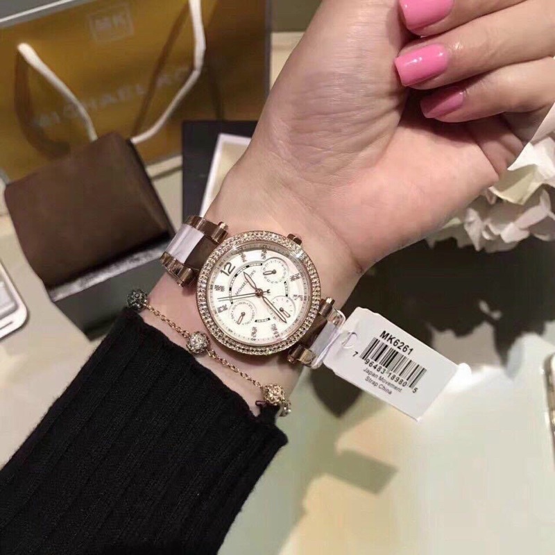 Fullbox bảo hành 12 tháng, Đồng hồ nữ thời trang MK cao cấp cực đẹp LUTOS WATCH
