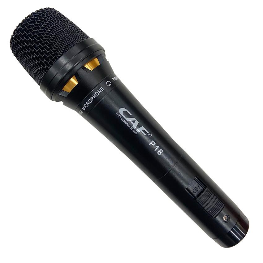 Micro hát karaoke có dây CAF P18 cao cấp chuyên nghiệp