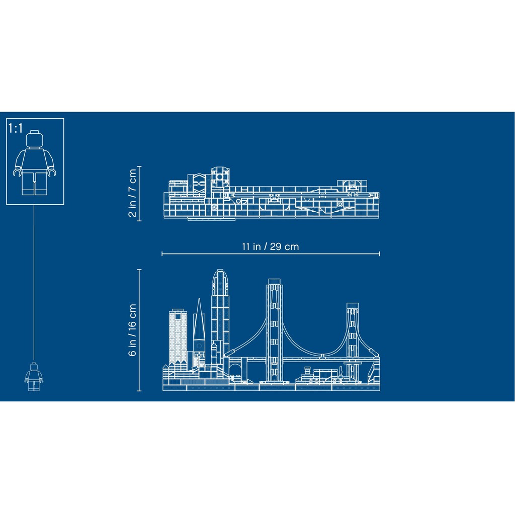 21043 LEGO Architecture San Francisco - Kiến trúc thành phố