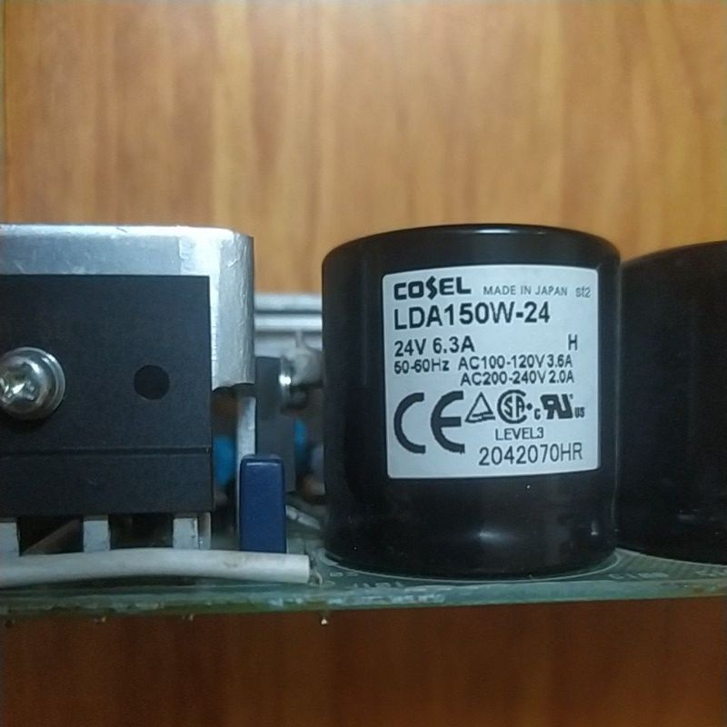 Mạch nguồn 24V Nipron 24V-6.3A max 11.3A. Mạch nguồn Cosel 24V 6.3A LDA150W-24 LEP150F-24. Made in JAPAN chất lượng cao.