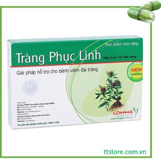 [Mẫu mới] Tràng Phục Linh (Hộp 20 viên/ Lọ 80 viên) - Hỗ trợ viêm đại tràng