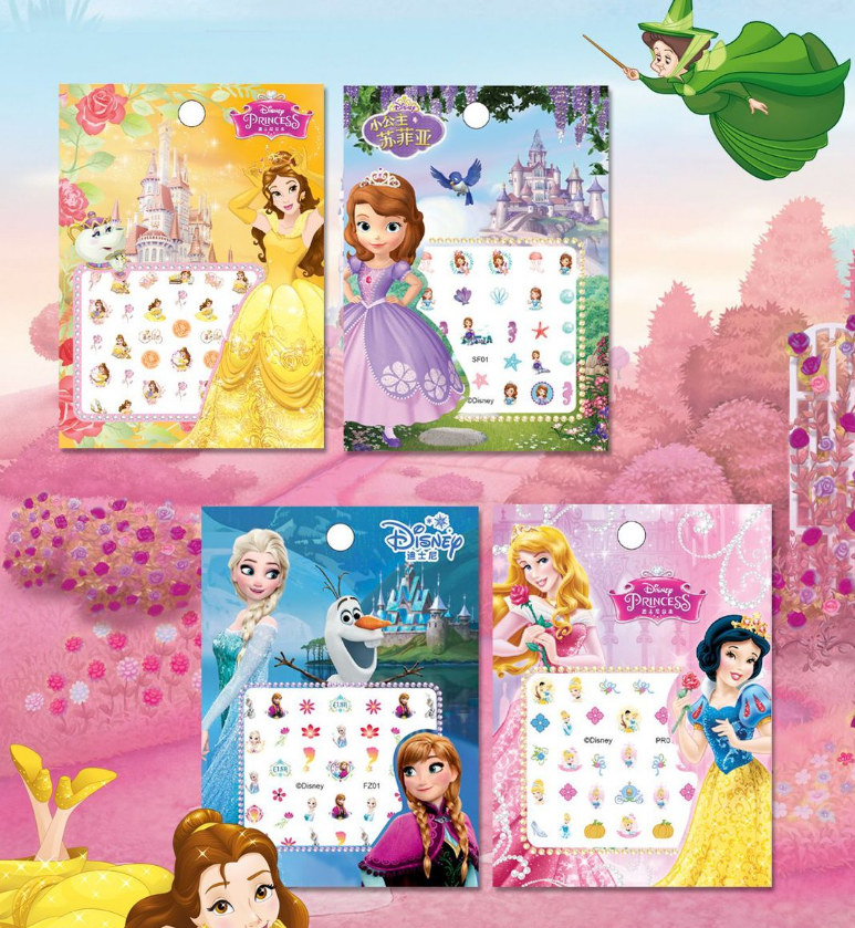 Miếng Dán Trang Trí Móng Hoạ Tiết Disney 3d Đẹp Mắt Nghệ Thuật