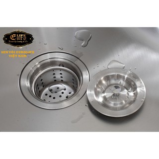 CHẬU INOX 2 HỐ EUROLIFE EL-C7843