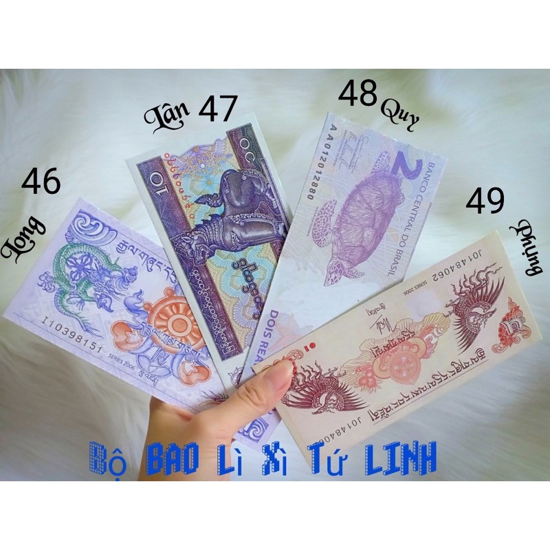 [RẺ VÔ ĐỊCH] Xấp 10 BAO LÌ XÌ THƯƠNG HIỆU YSL SANG CHẢNH,bao lì xì 2023