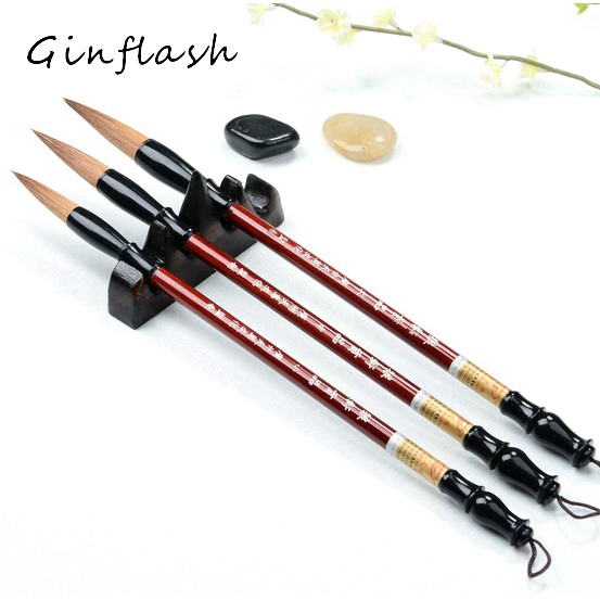 Set 3 Cọ Vẽ Thư Pháp Trung Quốc