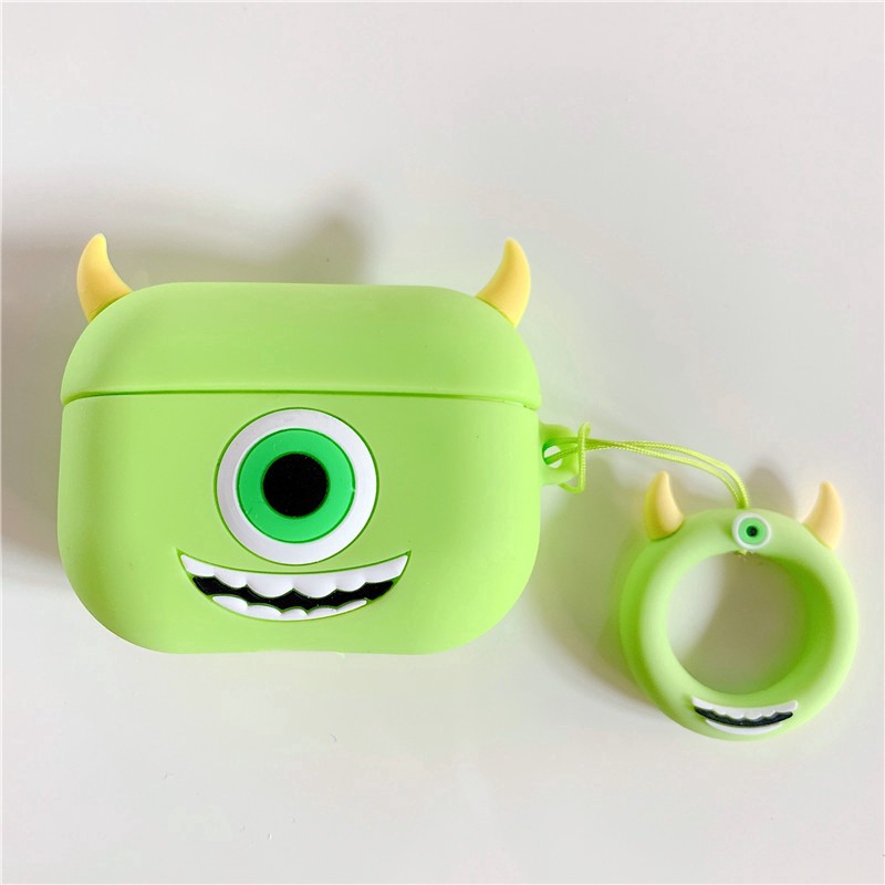 Monster University Cute Cartoon AirPods 3 Silicone Case Mike Sullivan AirPods Pro Silicone Case