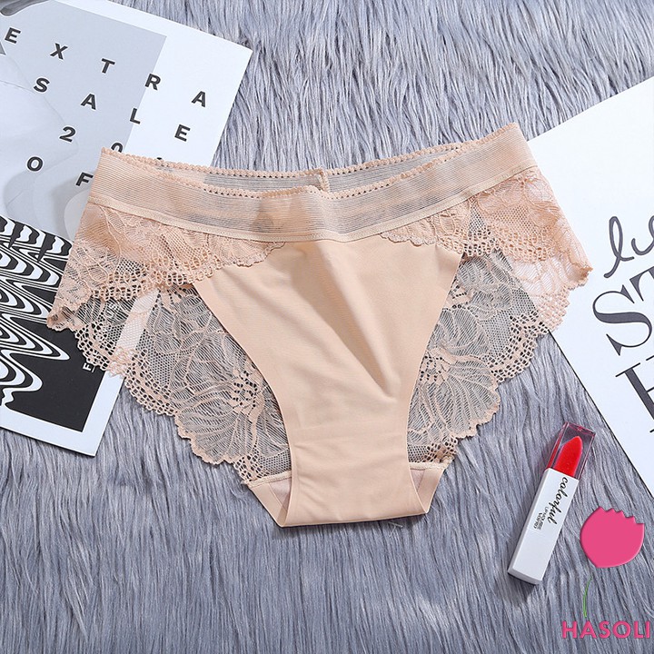 Quần Lót Nữ Su Phối Ren Cao Cấp Sexy Gợi Cảm S18