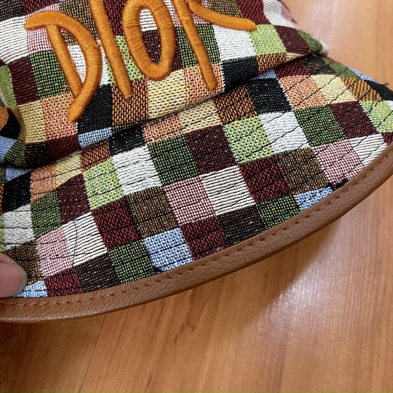 Nón bucket nam nữ, nón bo cụp thêu chữ D phong cách