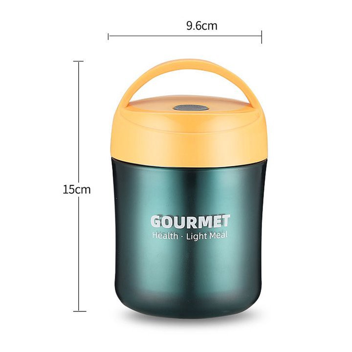 Bình giữ nhiệt thức ăn cho bé gourmet 500ml inox 304 không rỉ - GD327