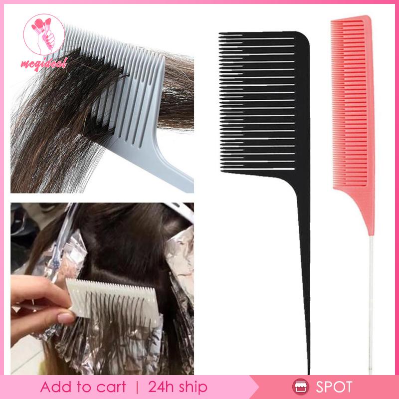 Set 2 Lược Lá Nhôm Dùng Tạo Kiểu Tóc Highlight Dành Cho Salon