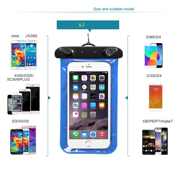 Túi chống nước Mobile Phone Waterproof Case an toàn và thời trang cho điện thoại Smartphone mã F004 Phặn Phặn