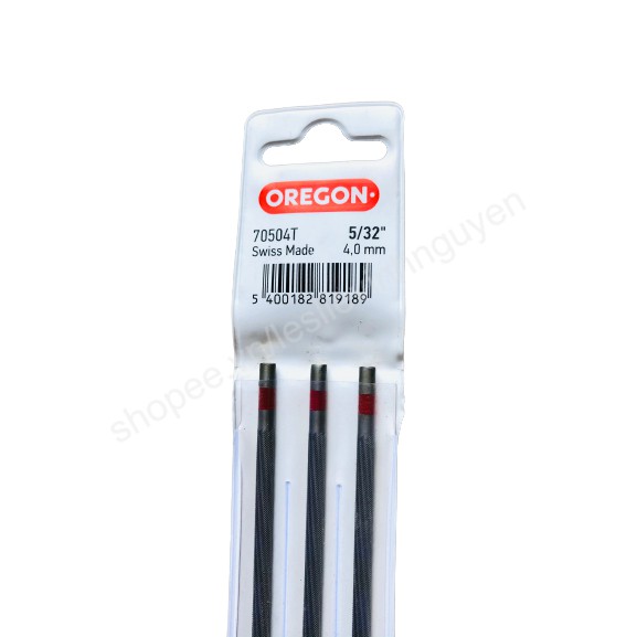 Bộ 3 dũa cưa máy Oregon 4 / 4,8 / 5,5mm hàng chính hãng