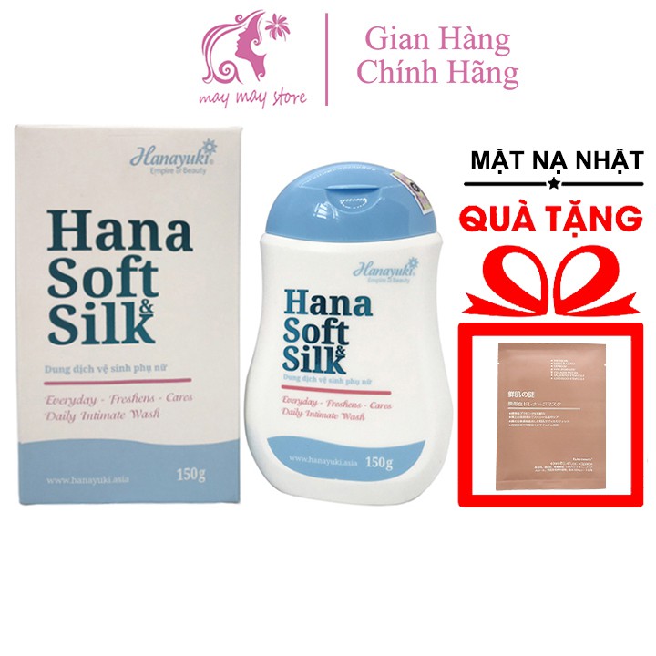 Dung dịch vệ sinh phụ nữ HANAYUKI thoáng mát êm dịu thơm nhẹ nhàng , dung dịch vệ sinh hana