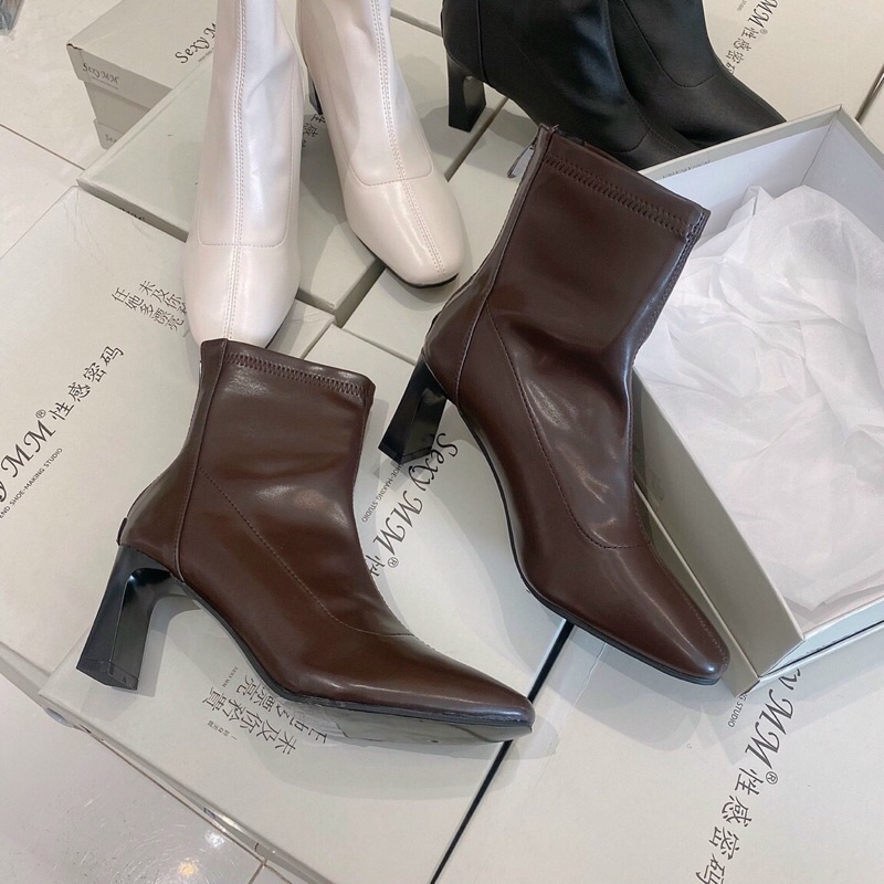 BOOT DẸP MŨI TÙ ÔM CHÂN FROM ĐẸP QC XỊN ( B499 B500 B501 )