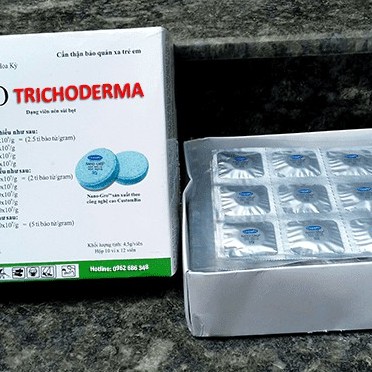 Nấm đối kháng Trichoderma Bacillus NANO nhập khẩu từ Mỹ (viên nén)