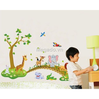 Decal vườn thú A136