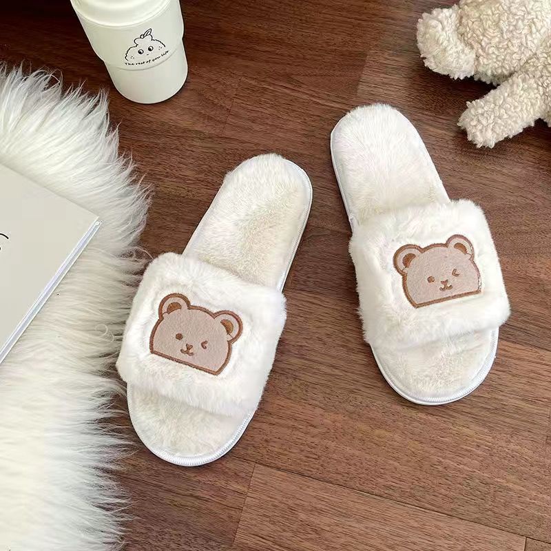 Dép bông đi trong nhà chống trượt hình đám mây xinh xắn cho nữ