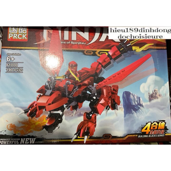 Lắp ráp xếp hình Sư phụ và các ninja 61000