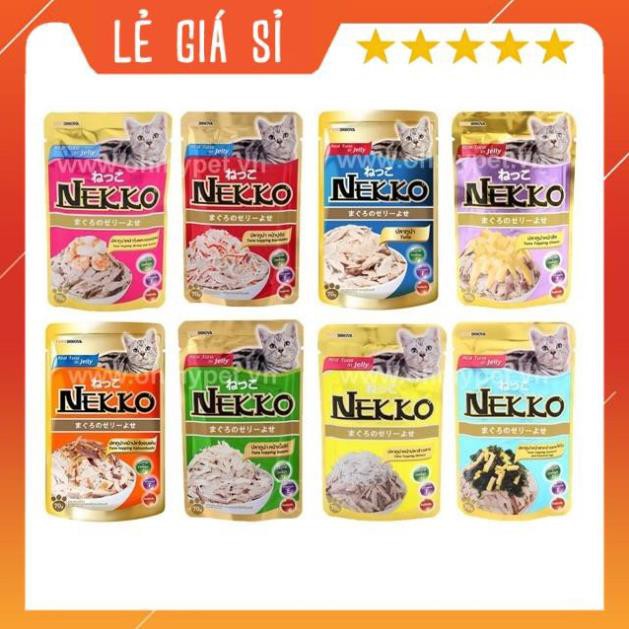 Thức Ăn Pate Cho Mèo NEKKO gói 70g - Thức ăn cho mèo giá sỉ