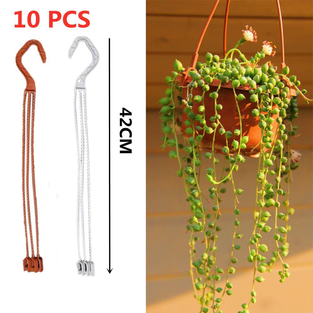 Bộ 10 Móc Treo Chậu Cây 42cm Trang Trí Ban Công