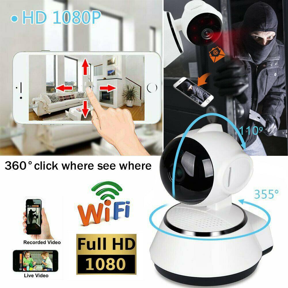 Camera giám sát IP V380pro xoay 360 độ, Camera an ninh, Đàm thoại 2 chiều, 3 chế độ nhìn đêm, Bảo hành chính hãng