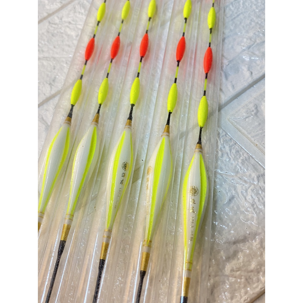 Phao Câu Đài Câu Đơn Kiểu HỐ ĐẤU - Chuyên Săn Trắm Đen Tăm To Dễ Nhìn Phao - Tải chì 1,3g - KhoaHuyen Fishing