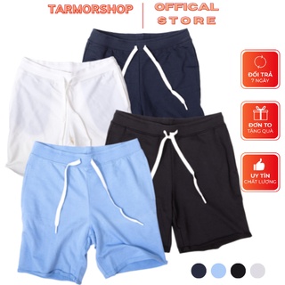 Quần short nam thể thao chất vải thun cotton , nỉ da cá khô thoáng , không may lai.