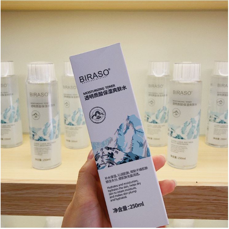 NƯỚC HOA HỒNG BIRASO  DƯỠNG ẨM, KIỂM SOÁT DẦU