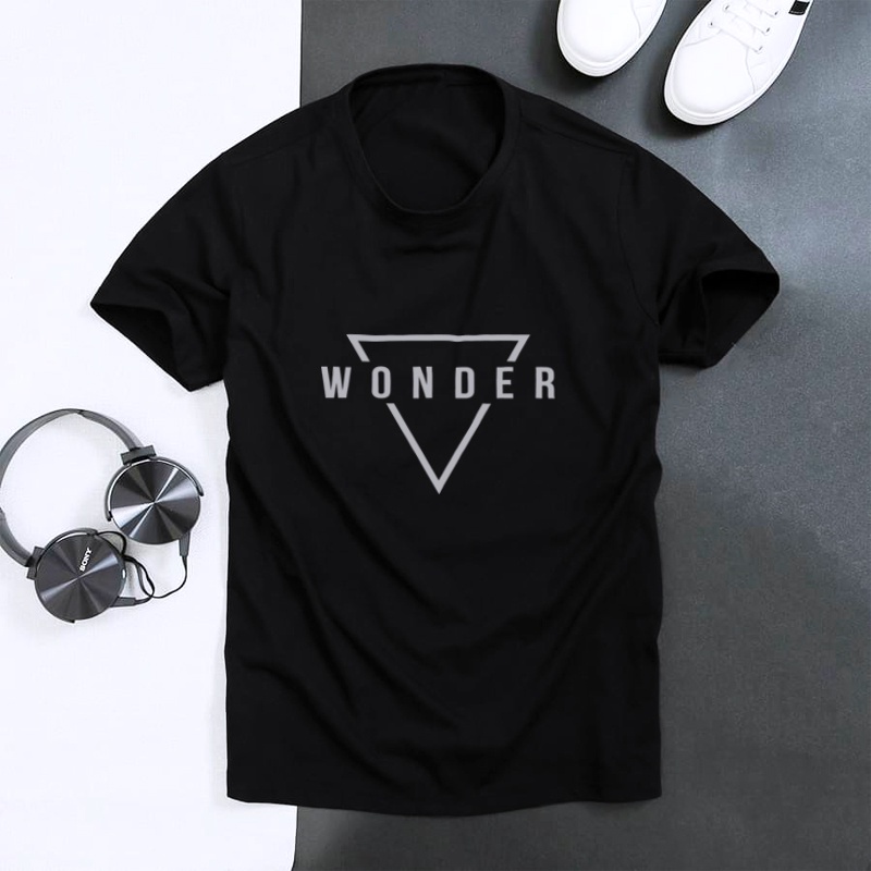 Áo thun nam ngắn tay TINOFUN đẹp mã TT20 vải thun lạnh phong cách Hàn Quốc họa tiết Wonder tập gym