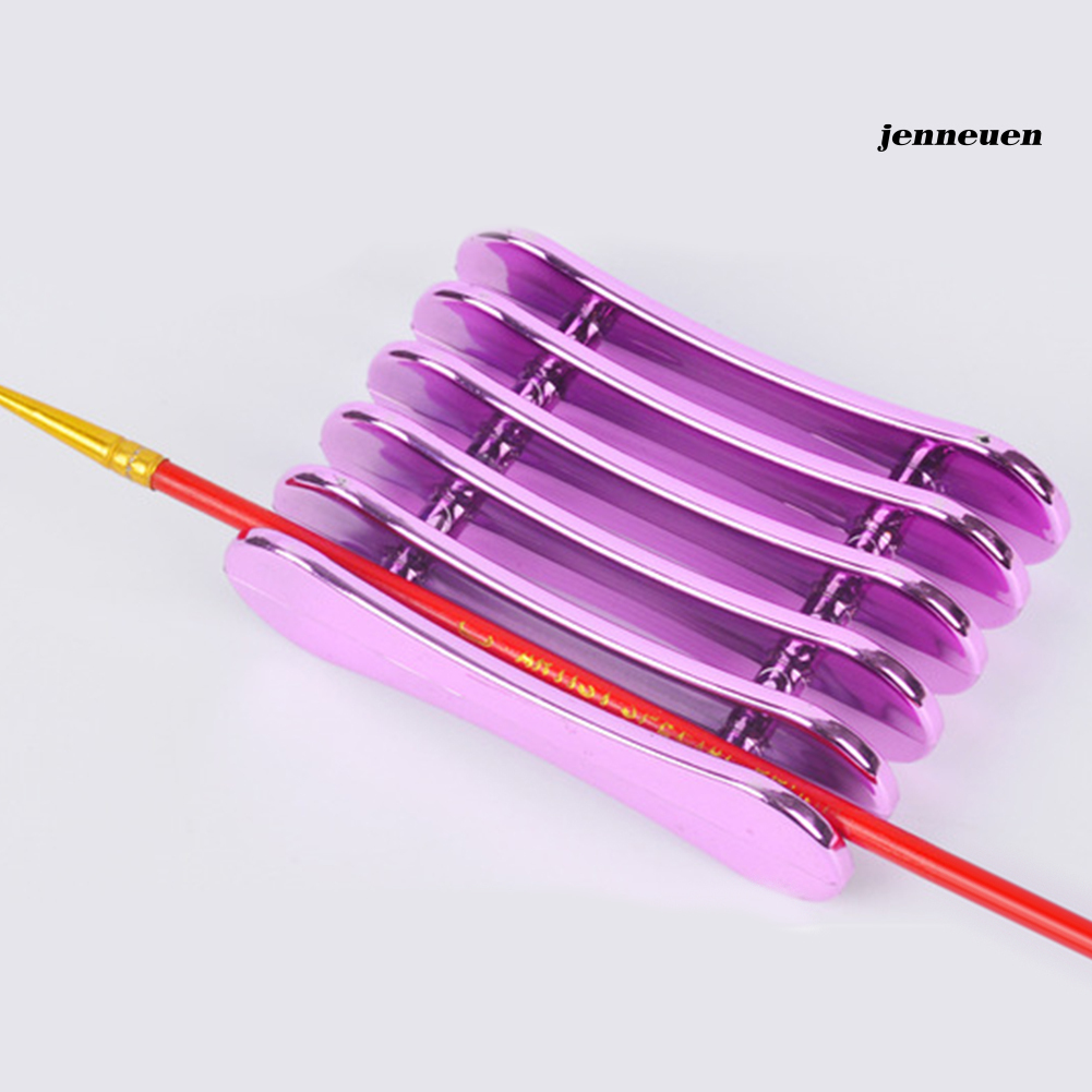 [Hàng mới về] Giá đỡ cọ vẽ móng 5 ngăn tiện lợi